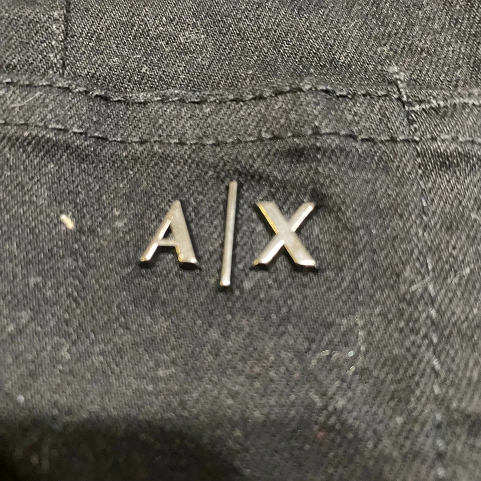 A|X PANTALÓN VAQUERO ELÁSTICO 34X30 NEGRO SLIM FIT ARMANI EXCHANGE PARA HOMBRE NUEVO SIN ETIQUETAS Foto 3 de 4