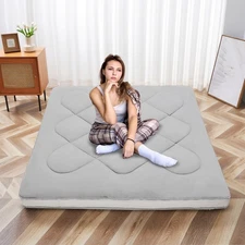 H&ZT Japanese Futon Floor Mattress Floor Mattress Foldable Tatami Pad 2.5 inch