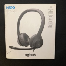 Logitech H390 Over-Head Comfort USB Headset w/ Noise-Canceling Microphone NEW