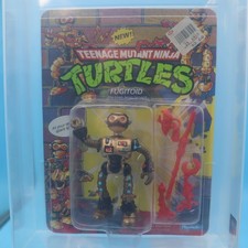 1990 FUGITOID Teenage Mutant Ninja Turtles Action Figure TMNT Playmates AFA 80