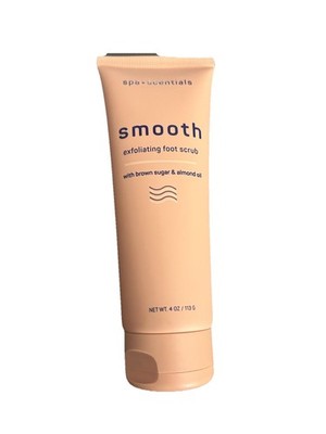 Spa   Scentials Smooth Pedi Exfoliating Foot Cream 4oz W Brown Sugar /Almond Oil