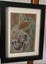 Quadretto moderno dipinto a mano