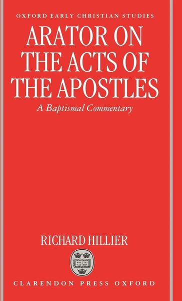 Richard Hillier | Arator On The Acts Of The Apostles | Buch | Englisch (1993)-image