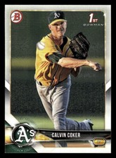 2018 Bowman Draft #BD-92 Calvin Coker Oakland Athletics Extra 35% Off 4+