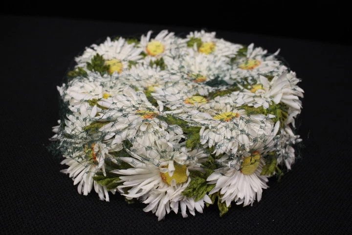 Sombrero de flores vintage Amy New York para Marshall Field & Company Chicago "Daisy" (45 Foto 4 de 4