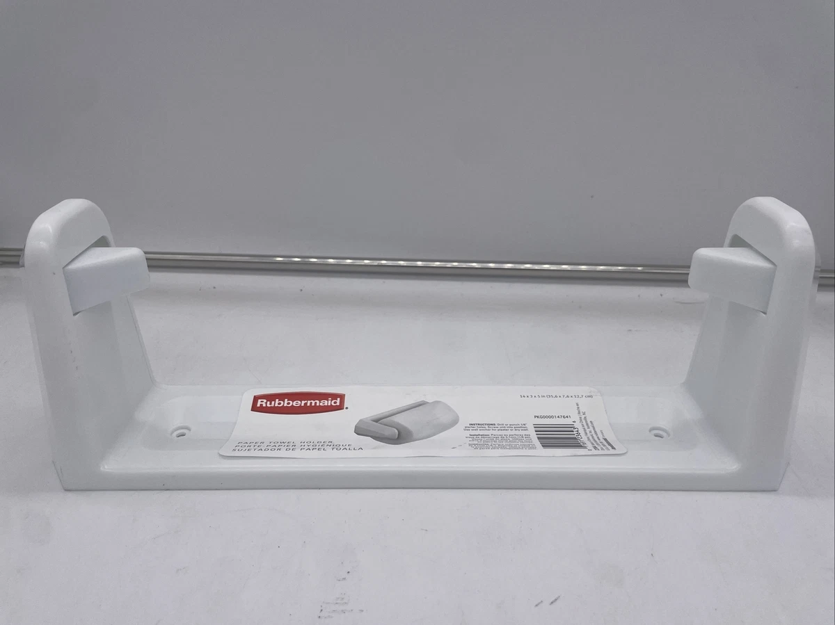 Rubbermaid White Plastic Wallmount Paper Towel Holder In, 58 OFF