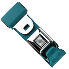 RetroBelt Medium Turquoise Push Button Lap Belt 75" With Hardware