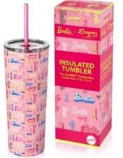 Dragon Glassware Insulated Tumbler Barbie Best Day Ever-Brand New, Sealed