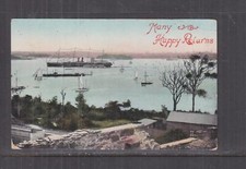 NEW SOUTH WALES, SYDNEY, CREMORNE, SHIP, 1909 ppc. 460 BARADINE to Warrumbungle