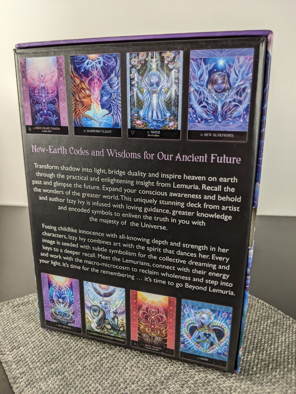 Beyond Lemuria Oracle Cards by Izzy Ivy (Complete 56 Cards With Guide Book 2020)