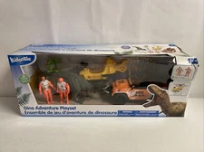 Kidoozie Dino Adventure Playset 11 Piece Set New In Damaged Box