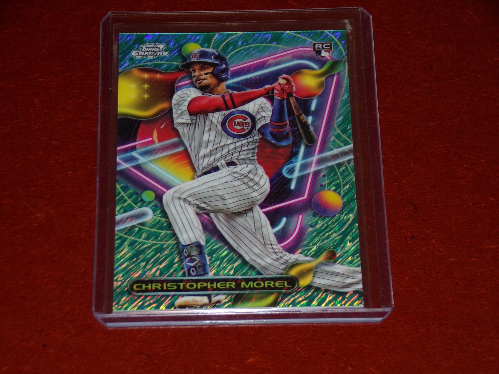 2023 Topps Cosmic Chrome Aqua Equinox Refractors 015/199 RC Christopher Morel