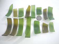 Sea Glass, Curved Bottle Pieces Great for Artist