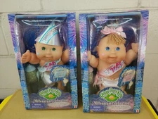 NIB PAIR OF 1999 Millennia Boy&Girl Cabbage Patch Kids Collector Edition Dolls 