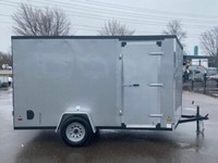 2022 US CARGO 6' X 12' STEEL ENCLOSED TRAILER