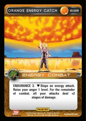 ドラゴンボールZ カード DBZ Dragon Ball Z TCG Card Panini Premiere S128 Orange Energy