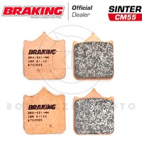 4 BremsbelÄGe Vorne Braking 870CM55 Husqvarna Sm Centennial 510 2011