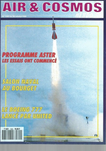 AIR & COSMOS N°1302 PROGRAMME ASTER / BOEING 777 / "CARAVAN" / ARMEMENT NAVAL