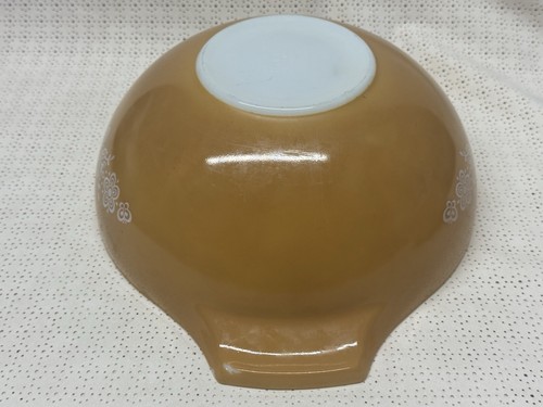 Set ciotole vintage Pyrex Cenerentola farfalla oro #441, #442, #443, #444 - Foto 5 di 24