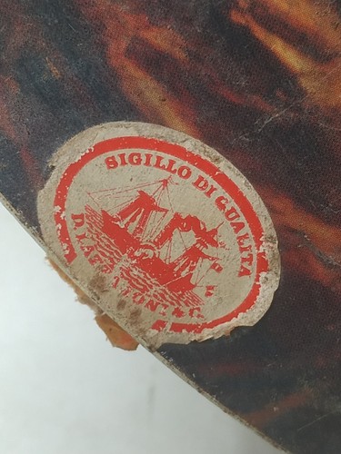 VINTAGE ADVERTISE TIN LITHO BOX LAZZAROANI BISCUITES COOKIES FRANCE COLLECTIBLE - Picture 4 of 12