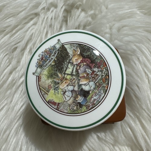 villeroy boch Foxwood Tales Porcelain Trinket Box Vintage Luxembourg