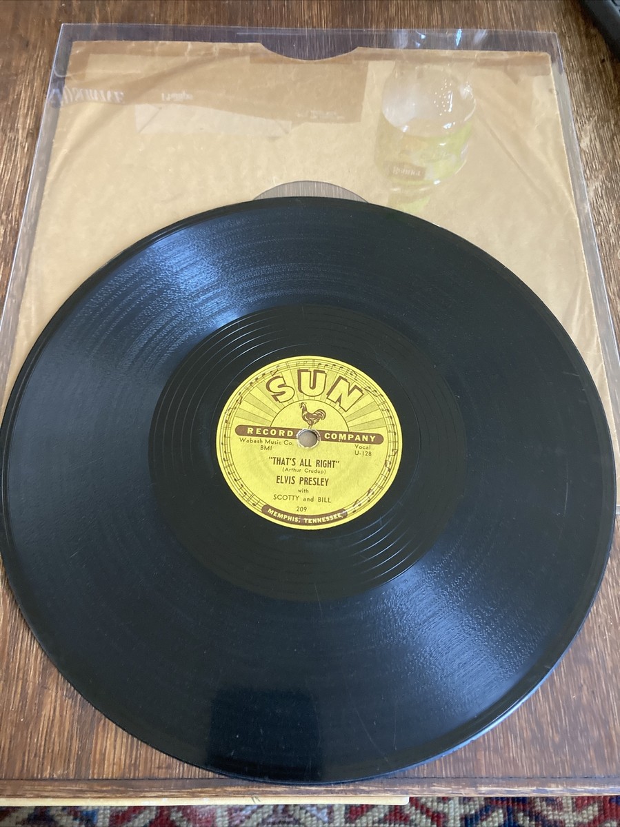RARE!! ELVIS PRESLEY 78 THAT'S ALL RIGHT BLUE MOON KENTUCKY
