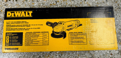 Dewalt DWE402W 4-1/2'' Corded Small Angle Grinder with Wheel