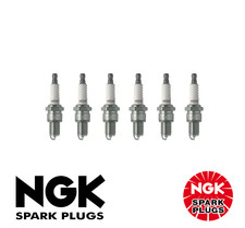 6 x NGK SPARK PLUGS - for Ford Bronco 4WD 4.1L 6 Cyl (250 Crossflow)