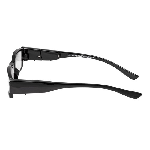 Black Framed LED Reading Glasses Presbyopic Adults glasses with LED Light Power - Picture 4 of 44