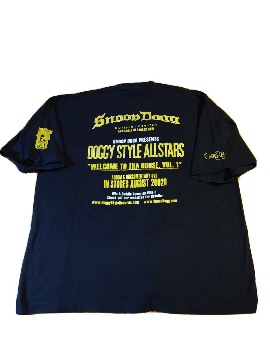 トップス 90s 93s SNOOP DOG GEM DOGGY DOGG RAP TEE Vintage 90's Snoop Dog Shirt Doggystyle Tee Men's Rap Black