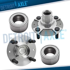 FWD Pair Front Wheel Bearings and Hubs Assembly for 2012 - 2017 Hyundai Accent