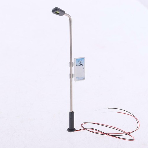 Modellismo Ferroviario 3V LED Lampioni Bianco Caldo HO 1:100 Accessori da - Foto 7 di 9
