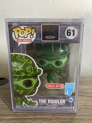 Funko POP - DC Comics Batman- THE RIDDLER 61 ART SERIES - Exclusive w/ HARD CASE