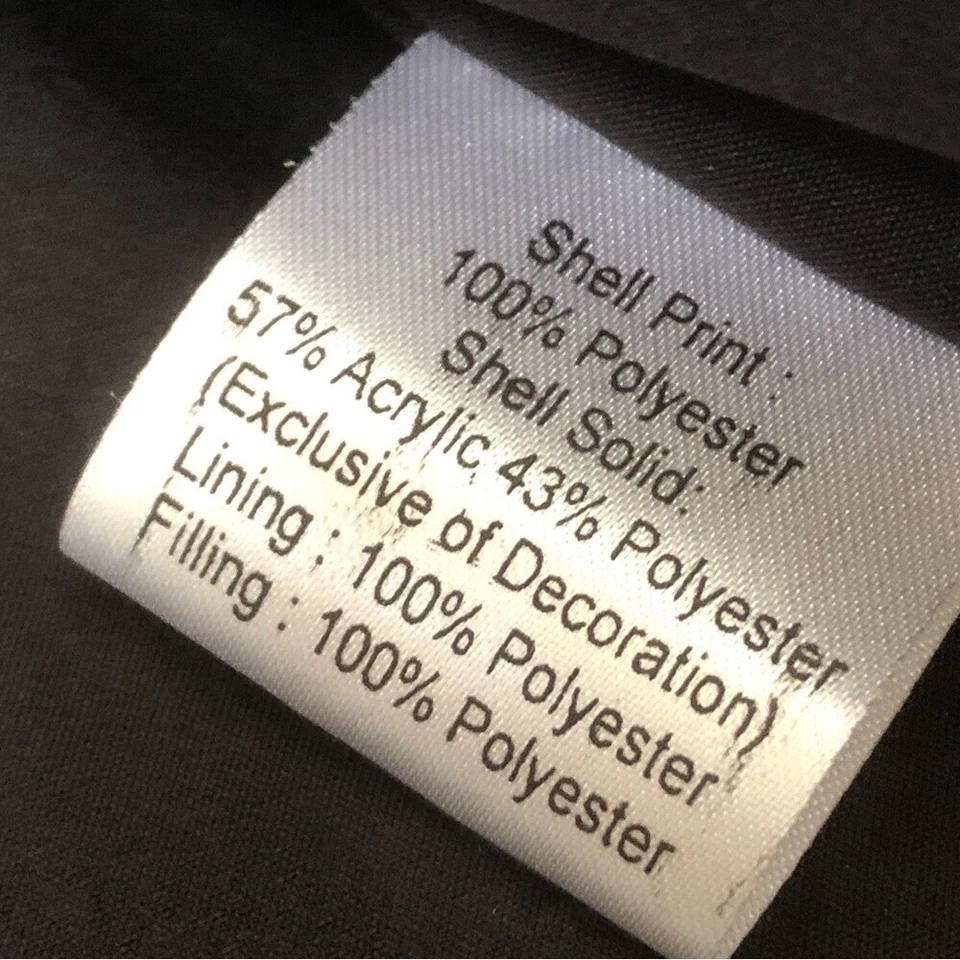 Chaqueta Norm Thompson De Colección Frente Abierto Bordada Bandana Patchwork Talla XL Foto 4 de 4