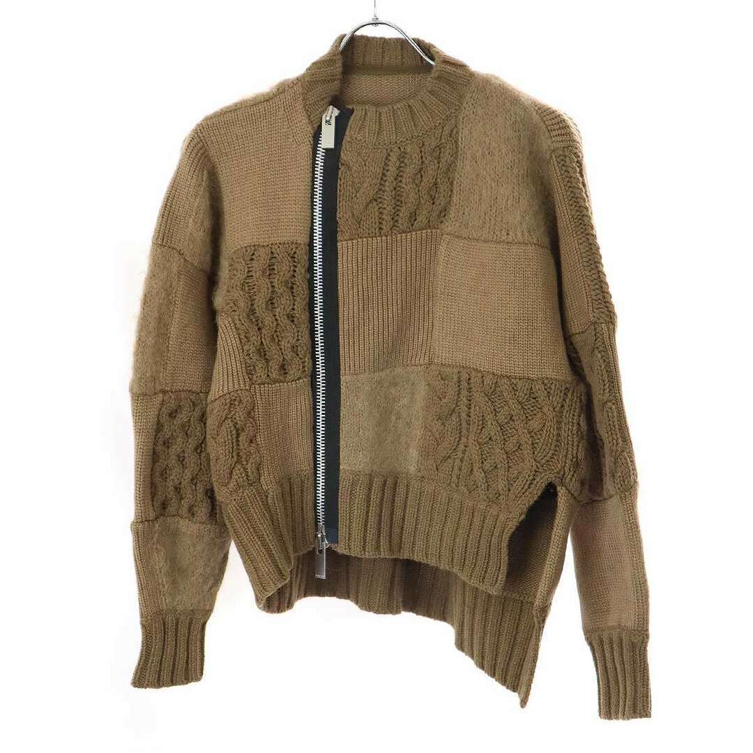 sacai Sakai 24AW Patchwork Knit Blouson Jacket 24-07581 sacai Sakai 24AW Patchwork Knit Blouson Jacket 24-07581