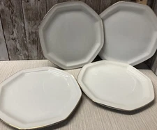 4 Monaco Toscany Collection Retired HTF Octagon Salad Plate Gold Trim FREE SHIP
