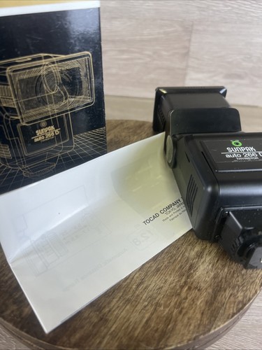 SUNPAK AUTO 266D Made in Japan FLASH * + Manual BRAND NEW Old Stock - Picture 6 of 10