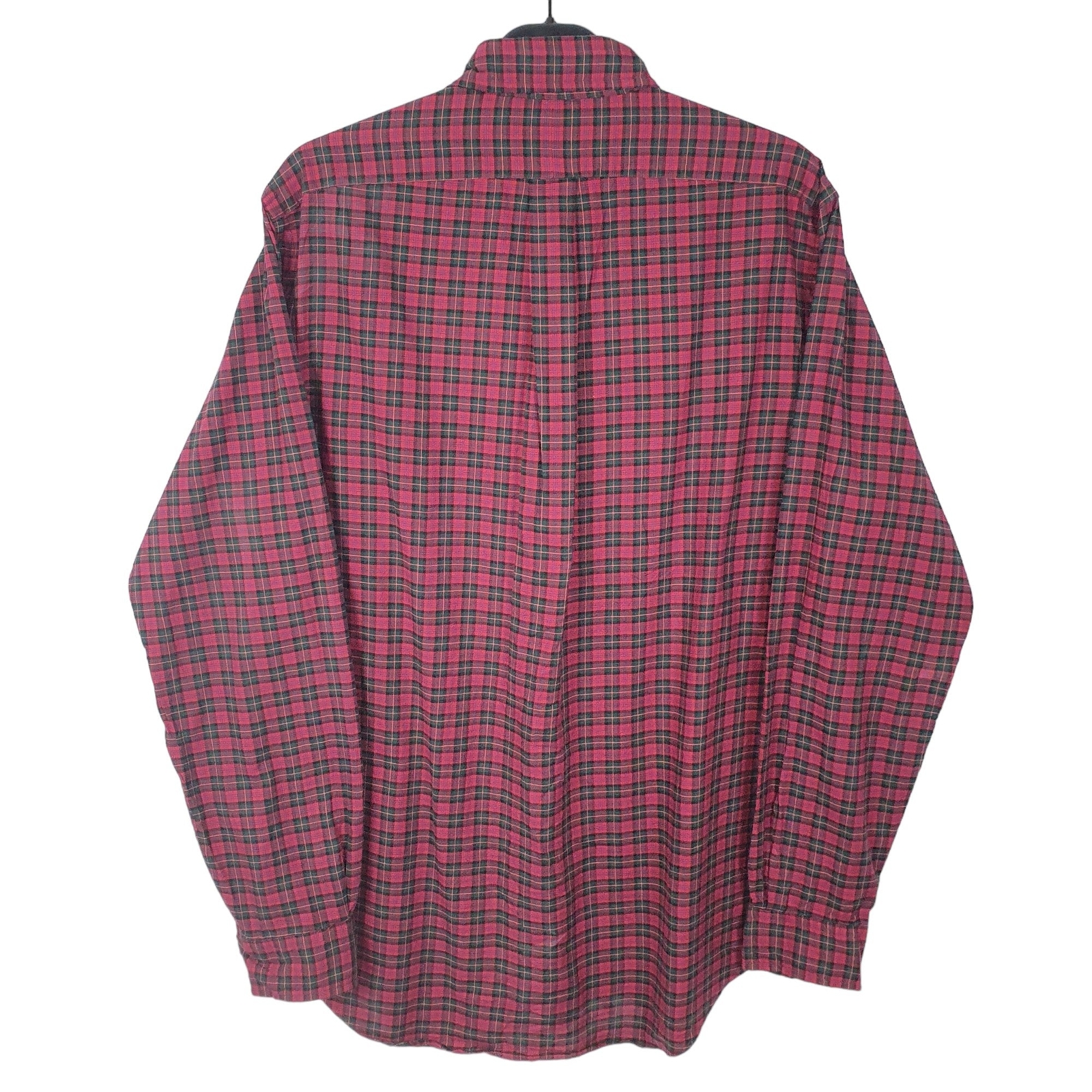 RALPH LAUREN Pink Check Shirt Long Sleeve Casual Mens M image 3