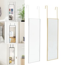 Over Door Mirror Wardrobe Door Hung Mirror Full Length Bedroom Dressing Hanging