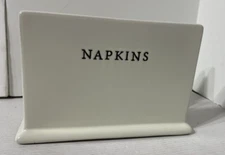 Hearth and Hand with Magnolia Cream Stoneware Napkin Holder.