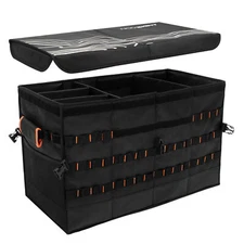 Heavy Duty Car Trunk Organizer SUV Trunk Collapsible Cargo Storage Bag Fold Box