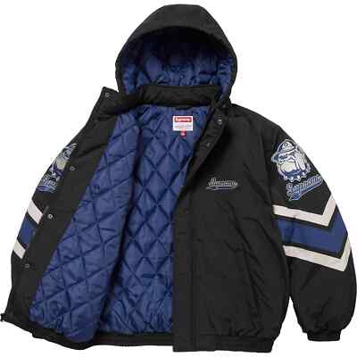 ジャケット・アウター Supreme Mitchell Ness NCAA Hooded Jacket Supreme x Mitchell & Ness NCAA Hooded Stadium Jacket 3colors