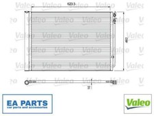 Condenser, air conditioning for BMW VALEO 814410