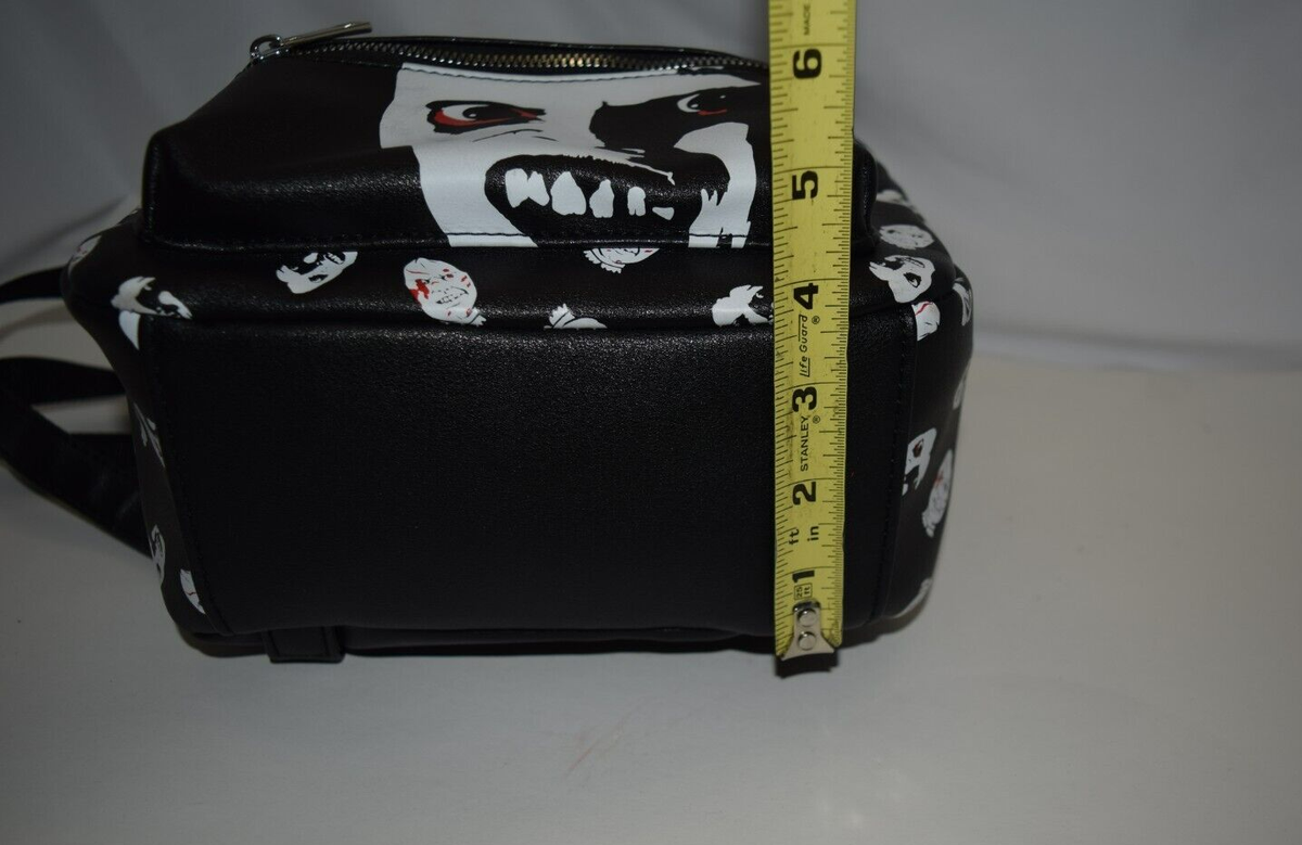 {NWOT} The Exorcist Movie Pazuzu & Regan All Over Print Mini Backpack The Exorcist Regan Backpack | Hot Topic main image 2