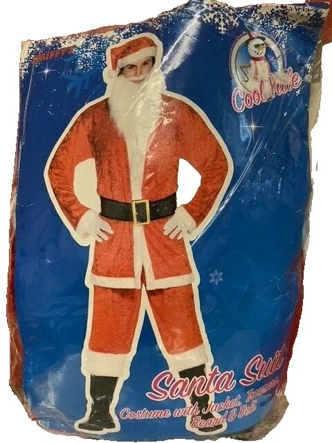 Velour Navidad disfraces para hombres Smiffys