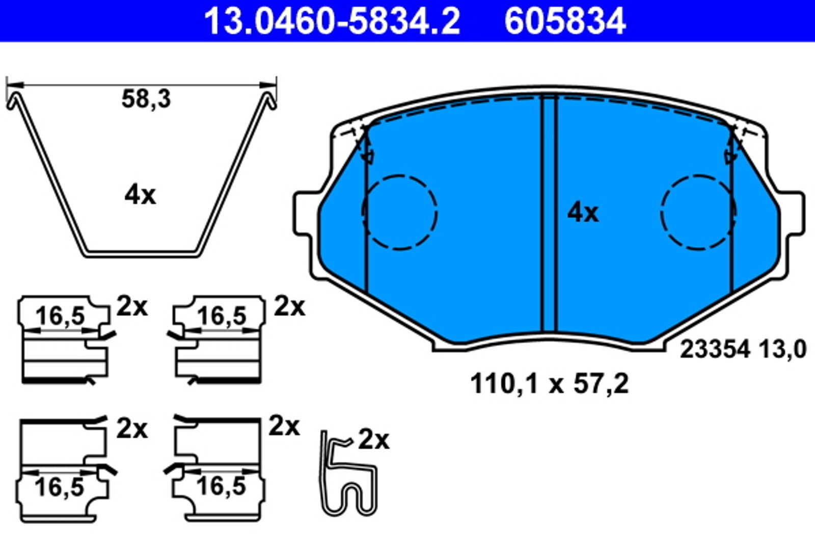 Plaquettes de frein de route pour Mazda MX-5 1.6 1.8 16V sorties week-end