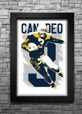 TONY CANADEO art print/poster GREEN BAY PACKERS FREE S&H! JERSEY