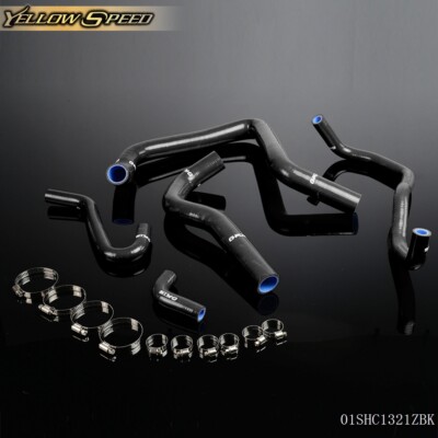 Fit For Acura/Honda Integra DC2 DB6/DB8 B18C Silicone Radiator Hose Kit Black 