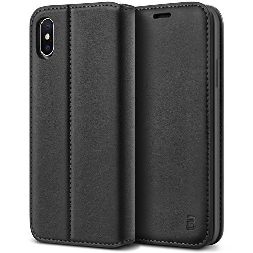 BEZ Cover iPhone X, Cover iPhone XS, PU Custodia Compatibile per iPhone (y7m)