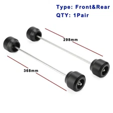 CNC Axle Slider Wheel Protector Front Rear For YAMAHA YZF-R3/R25 MT-25 MT-03 24